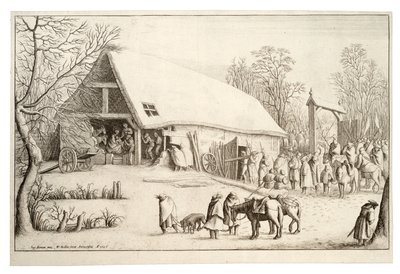 Adoration of the Kings by Wenceslaus Hollar